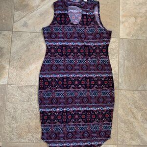 dress stretch women's LARGE new w/ tags